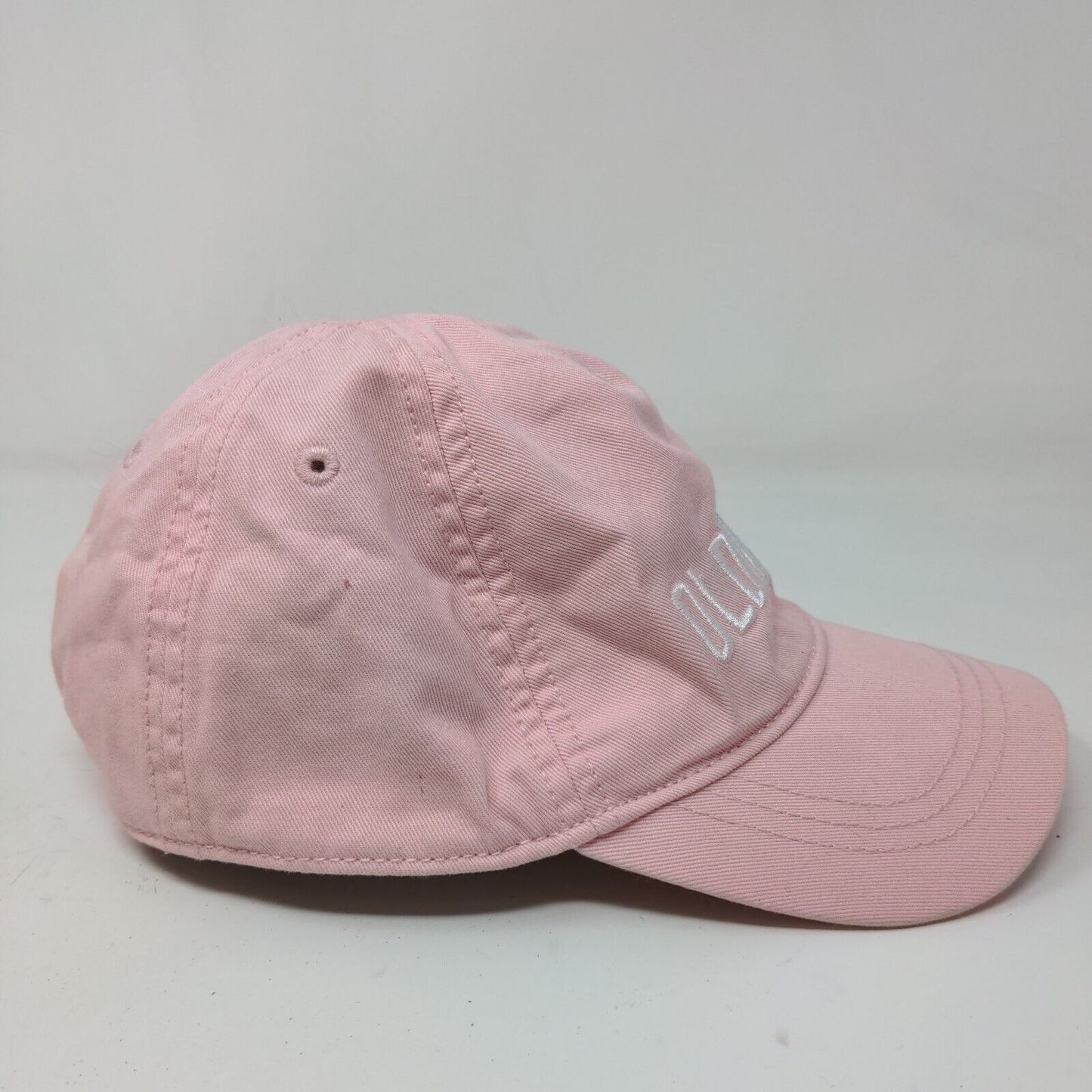 Old Navy Girl's Stretchy Hat Pink Size M Embroidered Logo 100% Cotton
