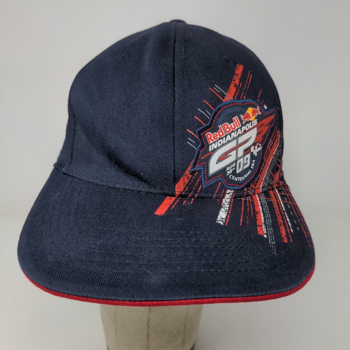 Top of the World Men's Red Bull GP Hat Blue One Fit Embroidered Logo