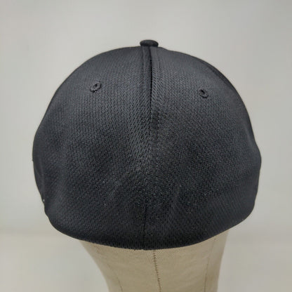Richardson Men's Fitted Hat Black Gray Size Small-Medium Embroidered