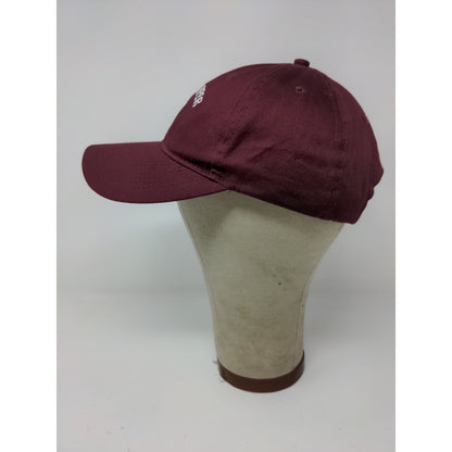 Silver Dipper Ice Cream Cone Strapback Hat Red Purple Port & Co Embroidered