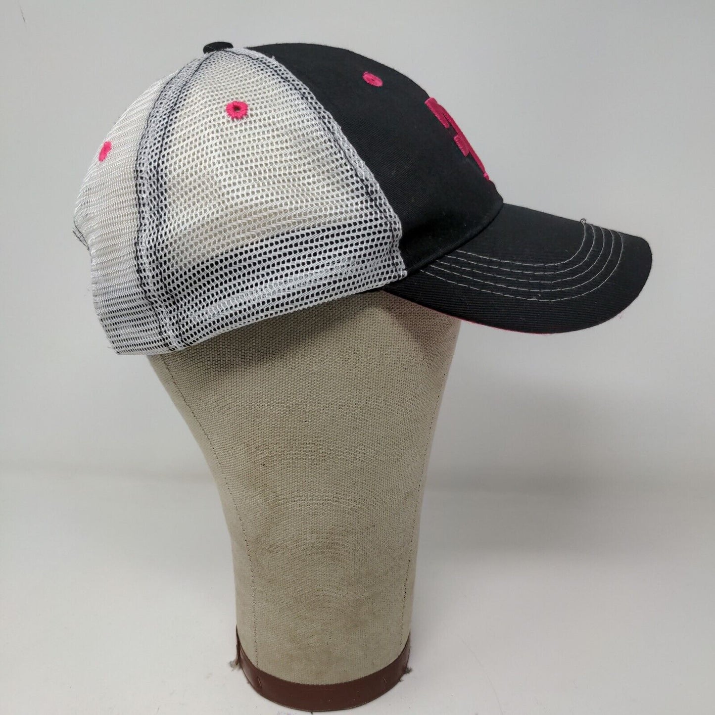 T Mobile Mens Snapback Hat Black Gray Adjustable Mesh Back Embroidered Logo