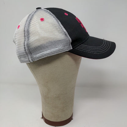 T Mobile Mens Snapback Hat Black Gray Adjustable Mesh Back Embroidered Logo