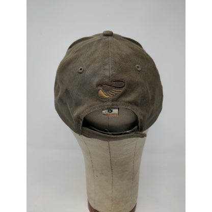 US Smokeless Tobacco Co Mossy Oak Camo Strapback Hat  Brown SEE DESC