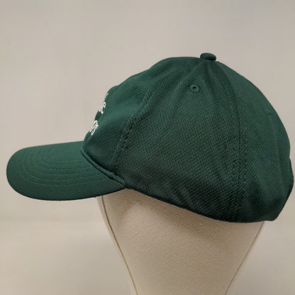 Sport-Tek Men's Strapback Hat Green Adjustable Embroidered Walpole Outdoors Logo