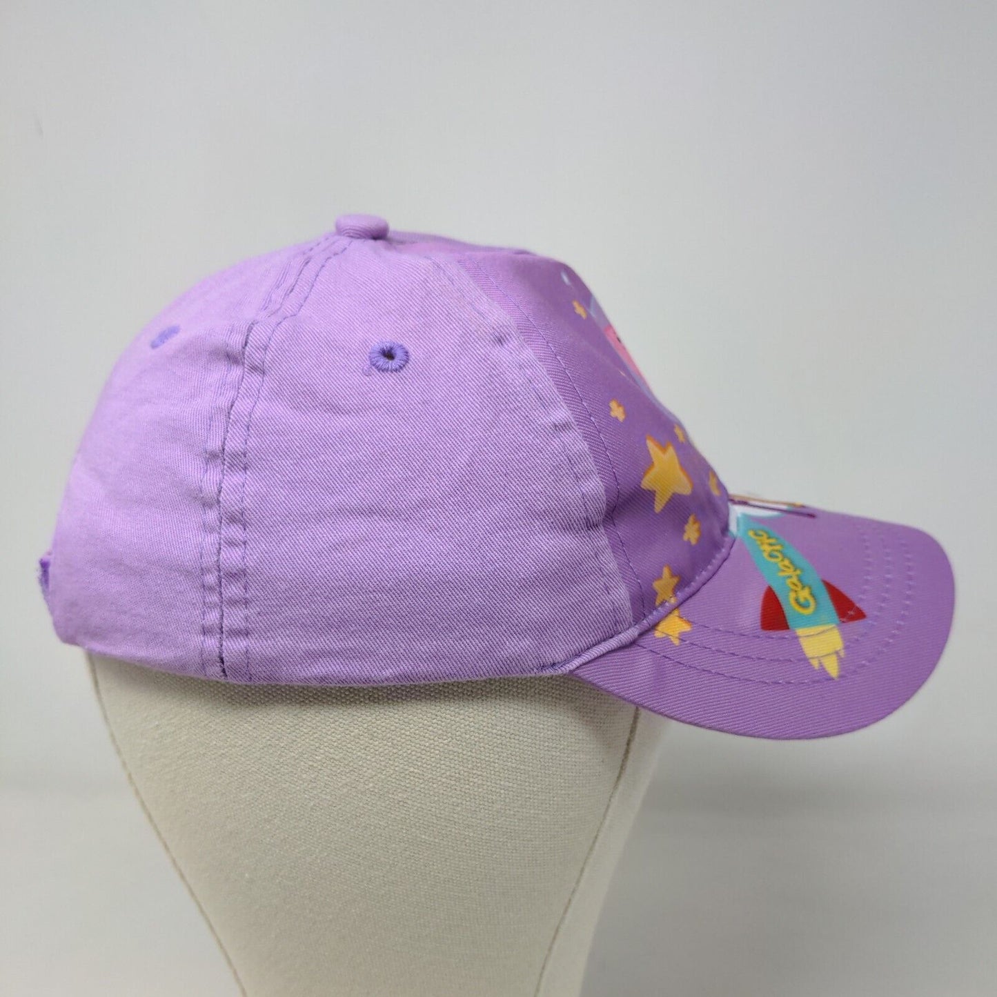 Peppa Pig Girls Strapback Hat Purple Size OS Big Space Astronaut Logo