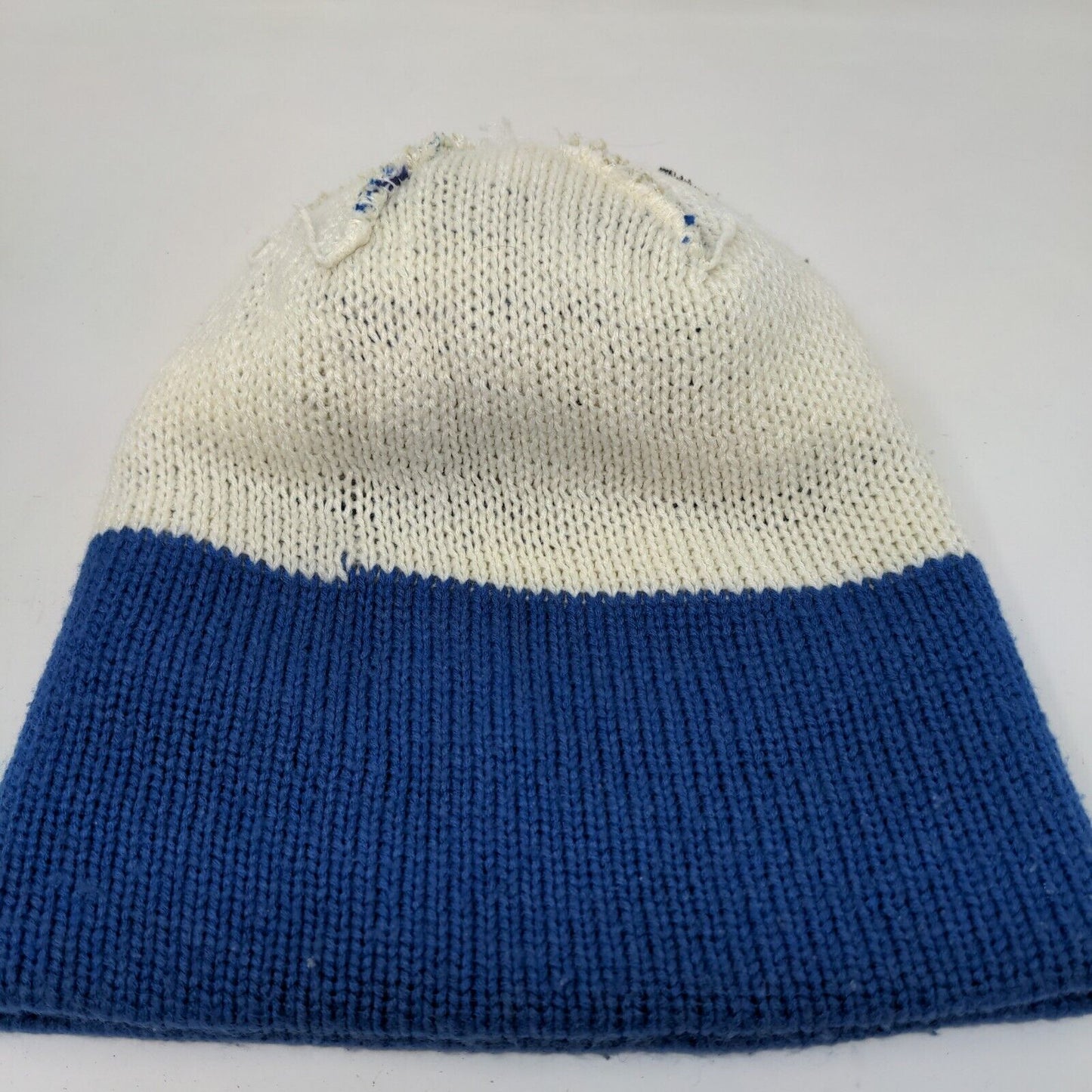 Reebok NFL Team Apparel Knit Beanie Hat Indianapolis Colts Blue Cream OSFA