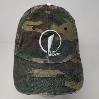 Port Authority Men's Strapback Camo Hat OSFA The Edge Embroidered Logo