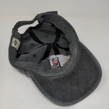 EXP Headwear Dallas Texas Slideback Hat Gray Adjustable Embroidered Logo