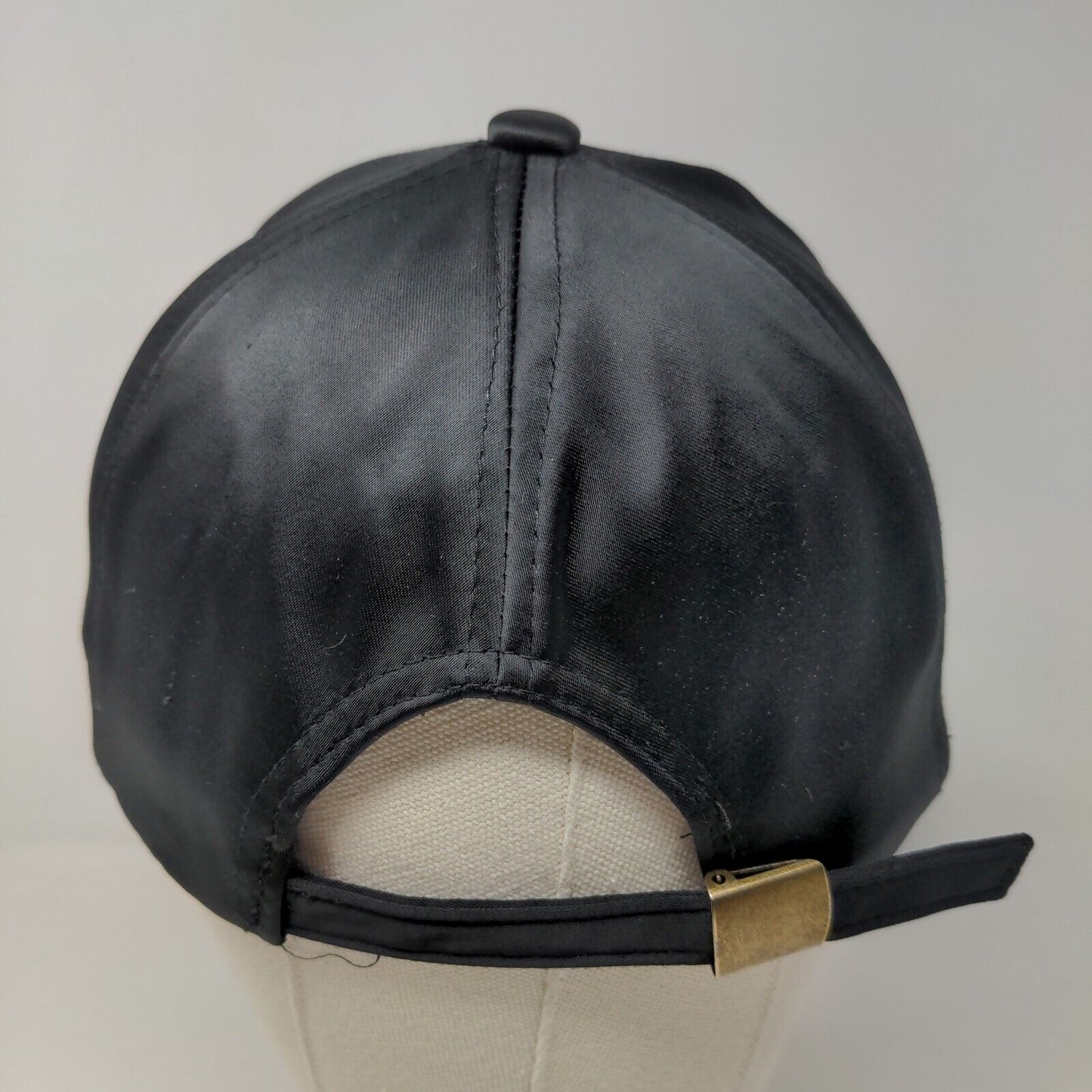 Unbranded Women's Slideback Hat Black OS 100% Polyester Adjustable Blank