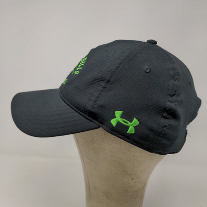 Under Armour Men's Slideback Hat Black Green OSFA Embroidered Weissinger Hills