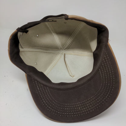 Vintage IBEP Indiana Beef Evaluation Program Snapback Trucker Hat Tan Brown