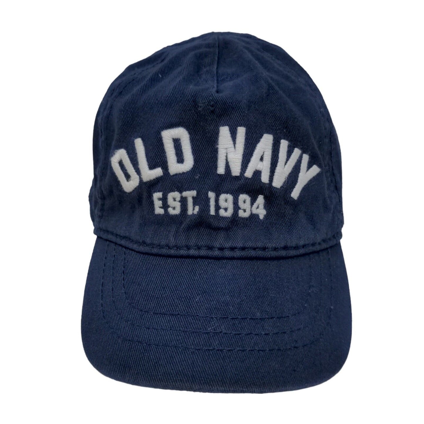 Old Navy Boy's Stretchy Hat Blue Size Small Embroidered Spell Out Logo