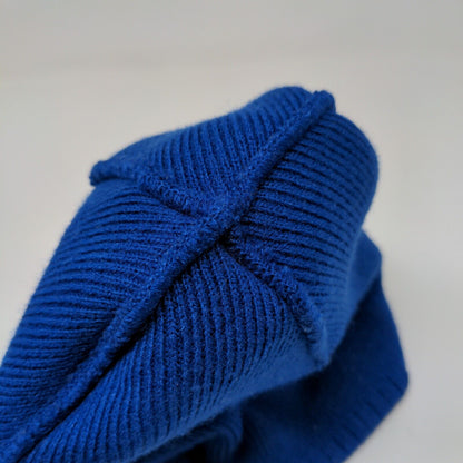 Vintage NFL Blue White Colts Beanie Hat Shane Co. Official Jeweler Embroidered