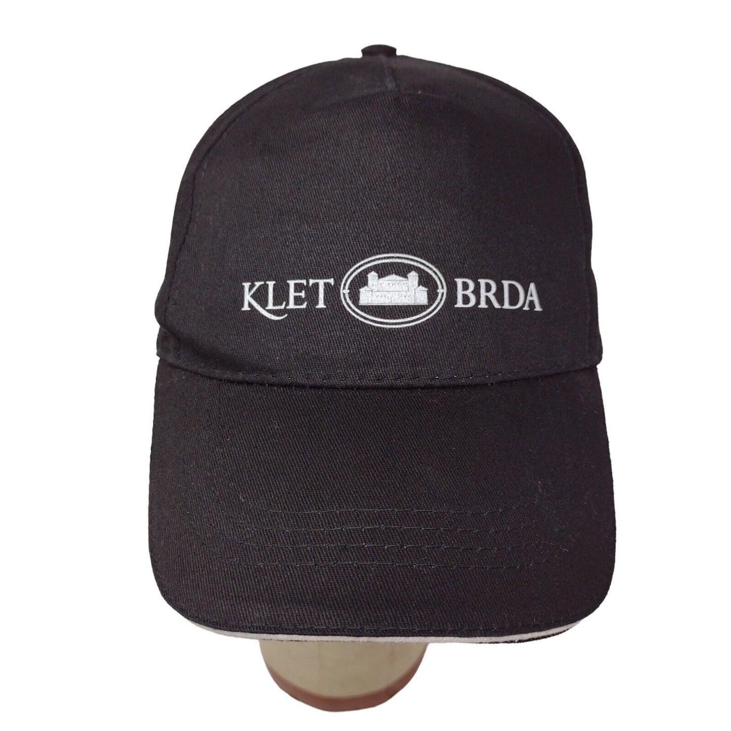 KLET BRDA Black White Strapback Hat Cap Adjustable Graphic Print Logo