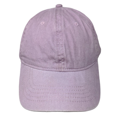 Unbranded Men's Slideback Hat Purple OSFM Adjustable Blank Vent Holes