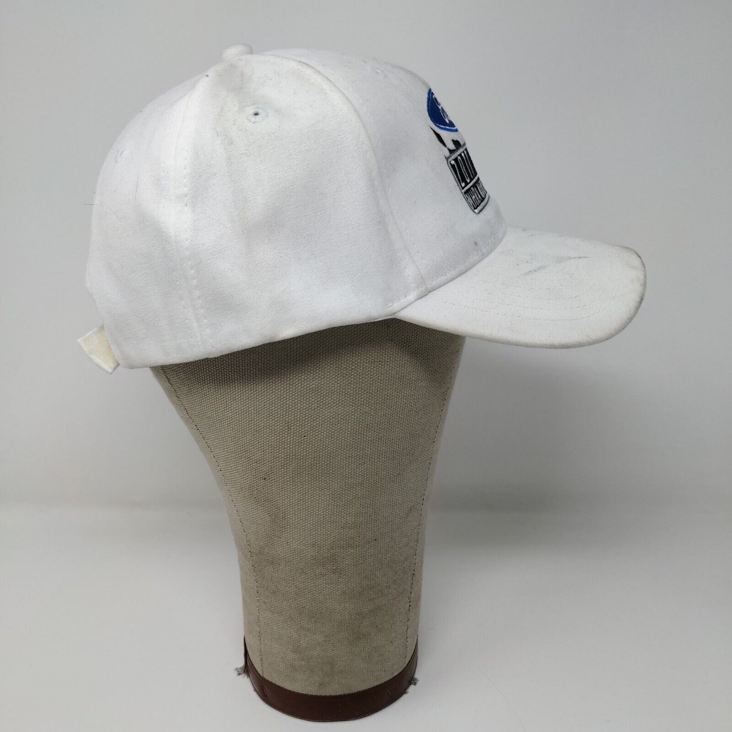 Ford Mens 2011 NHRA Manufacturers Cup White Adjustable Strapback Embroidered