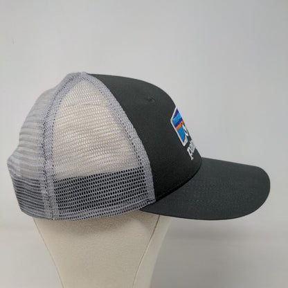Patagonia Men's Snapback Mesh Back Hat Gray Adjustable Embroidered Logo