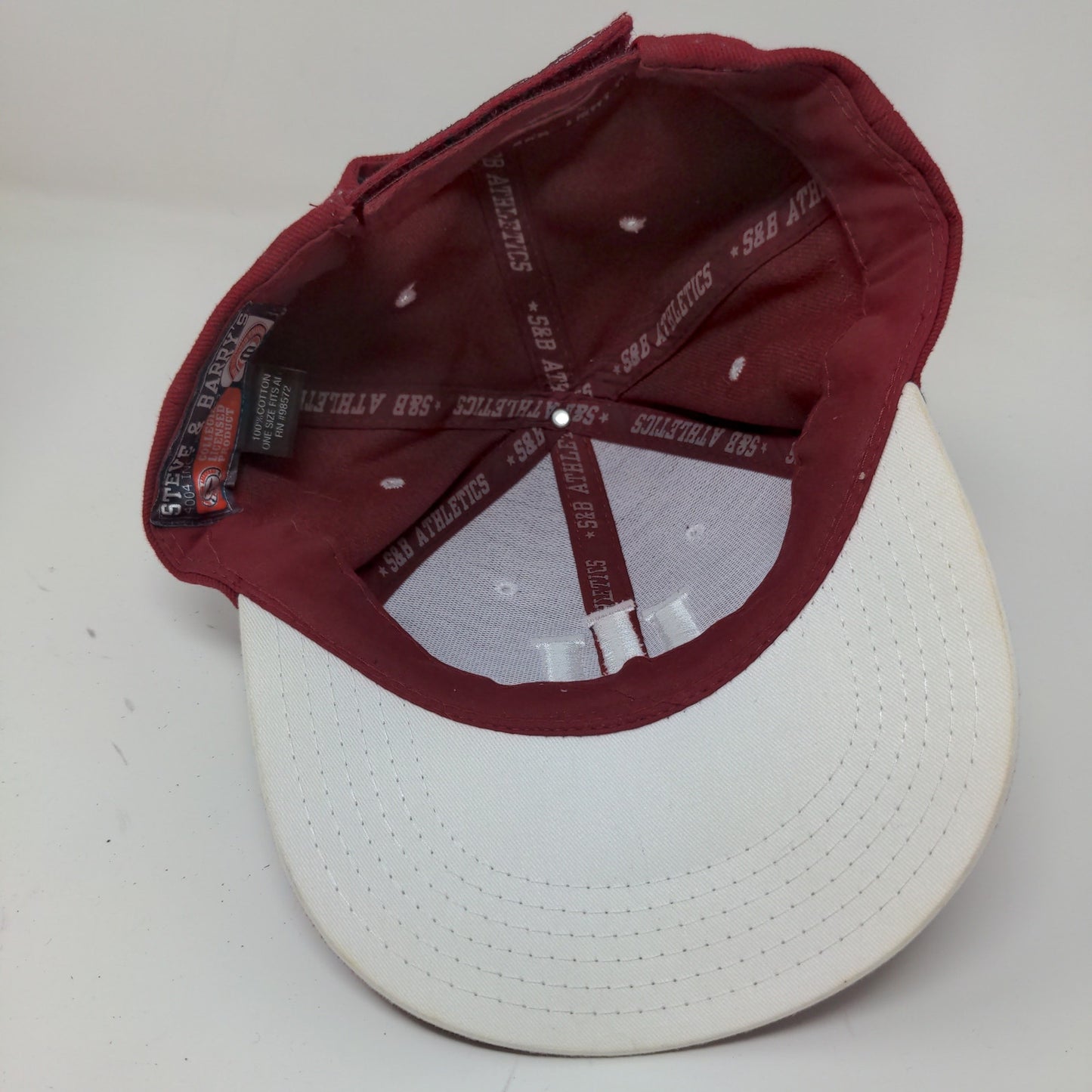 Steve & Barry's IU Indiana Hoosiers Strapback Hat Embroidered Logo Red OSFA