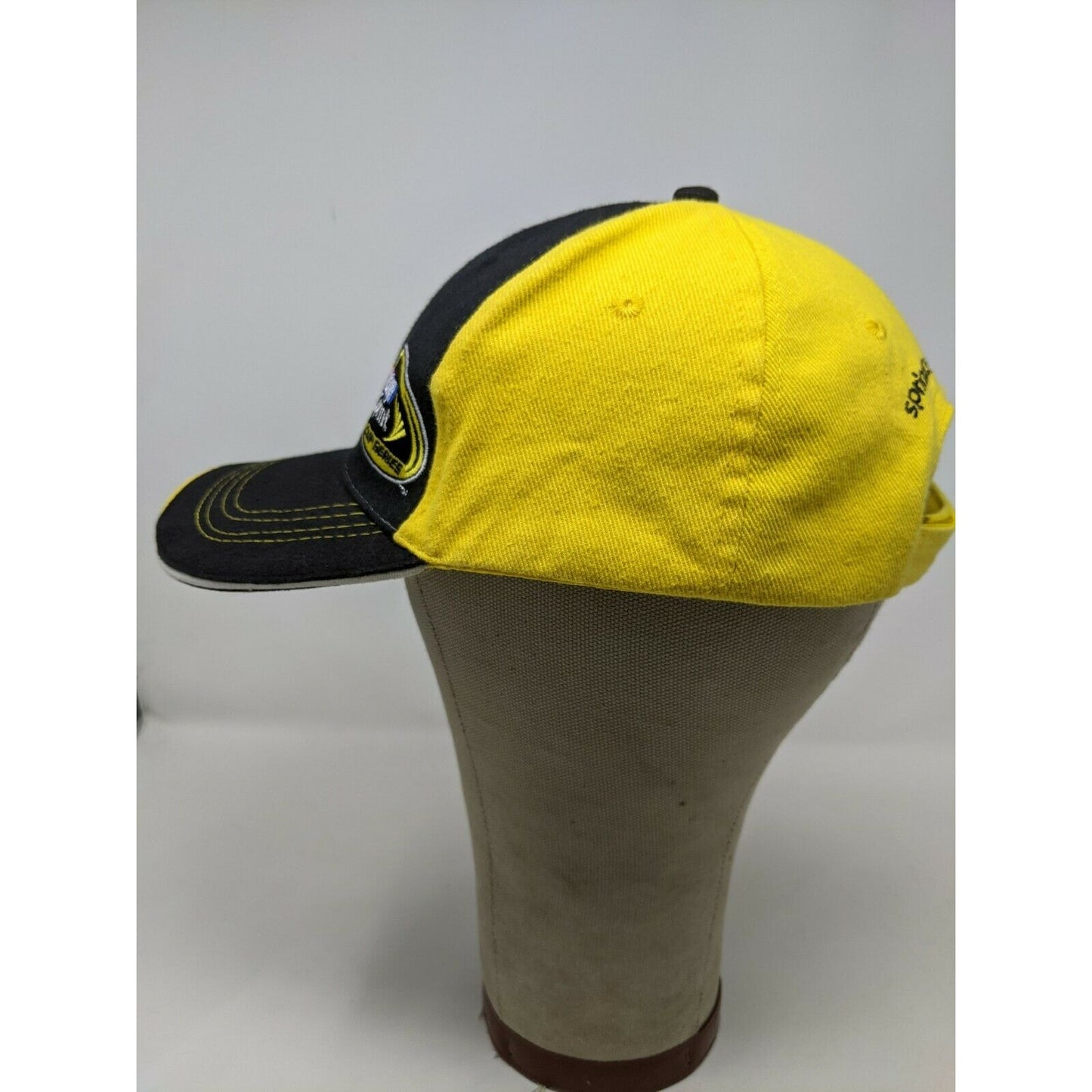 Nascar Sprint Cup Series Hat Embroidered Logo Yellow & Black Strapback