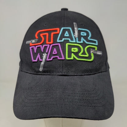 Disney Parks Men's Star Wars Strapback Hat Black Size Adult 57-62 CM Embroidere