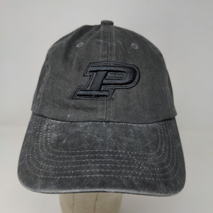 Port Authority Men's Slideback Hat Gray Purdue Boilermakers Embroidered Logo