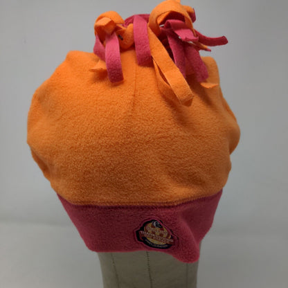 Dunkin' Donuts Men's Beanie Hat Orange Pink Embroidered Logo Thanksgiving Day