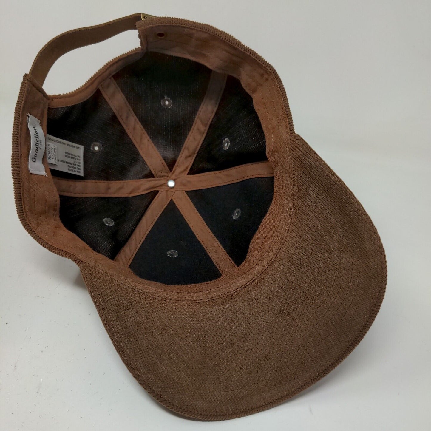 Goodfellow & Co Men's Slideback Hat Brown Size OS Blank Corduroy