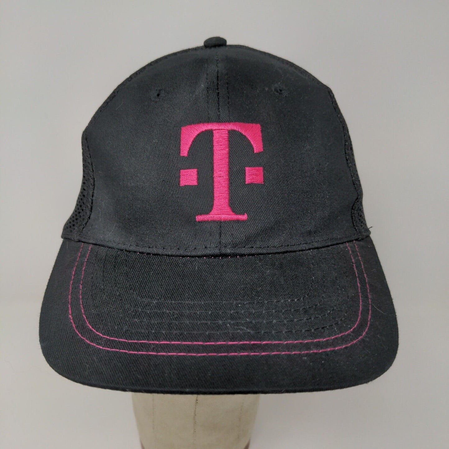 T Mobile Tuesdays Cell Phone Black Pink Adjustable Hat Embroidered OSFA Logo