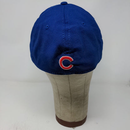 New Era Mens Fitted Hat Blue M/L Asian Script Embroidered Logo