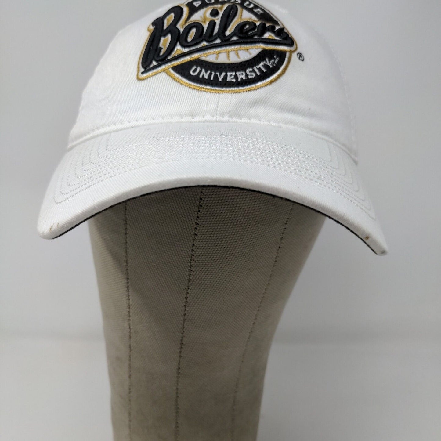 Drew Pearson Purdue Boilermakers Slideback Hat White OSFA Embroidered Logo