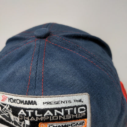 Forsythe Racing Strapback Hat Blue #3 Yokohama Atlantic Championship Embroidered