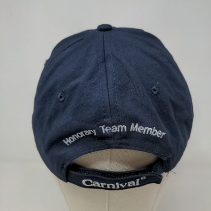 Carnival Cruise Line Men's Strapback Hat Blue Embroidered Logo Employee Uniform