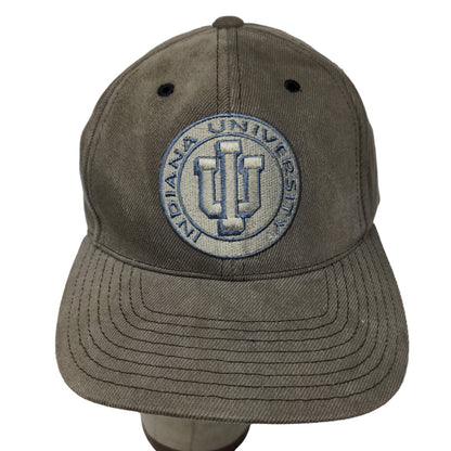 American Needle Men's Slideback Hat IU Indiana Hoosiers Brown Adjustable Logo