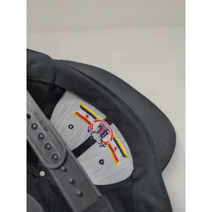 JB Justice Bros Racing Snapback Adjustable Hat Embroidered Logo Black