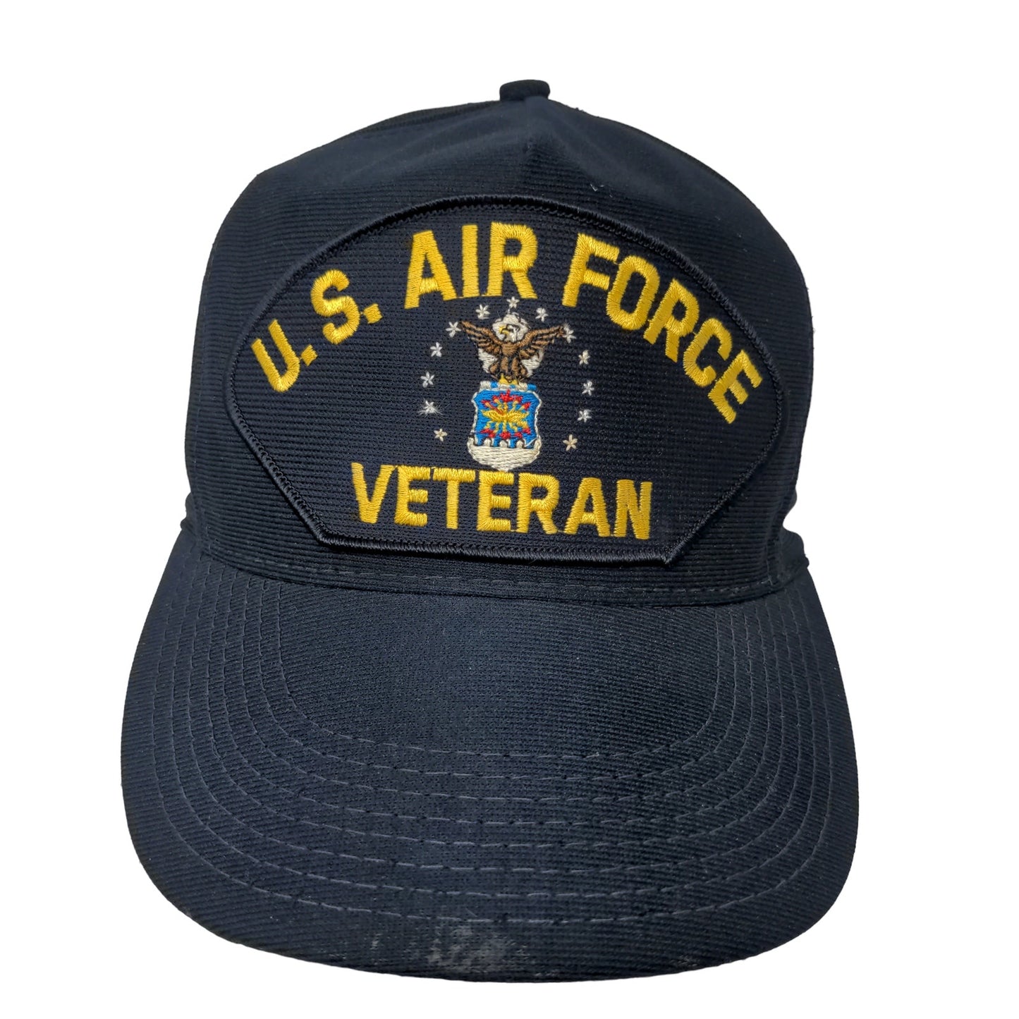 Eagle Crest Mens U.S. Air Force Veteran Snapback Hat Blue OSFA Embroidered Logo