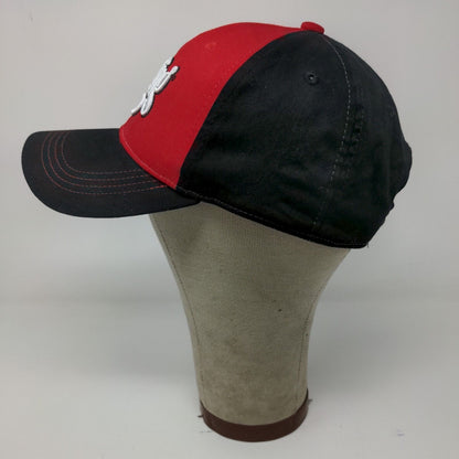 Strike King Fishing Lure Strapback Hat Red Black OSFM Embroidered Logo