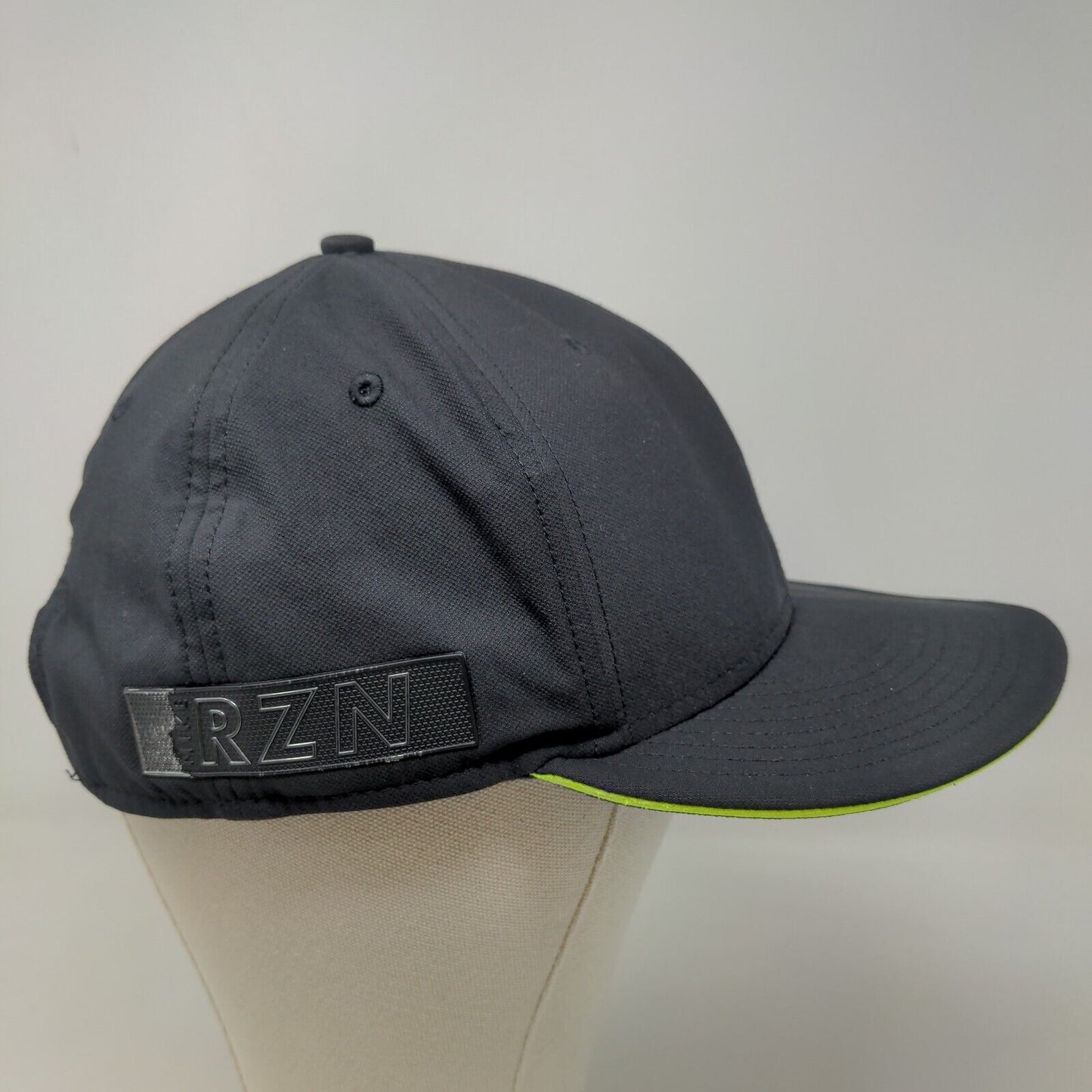 Nike Golf RZN Men's Snapback Hat Black OSFM Graphic Logo 100% Polyester