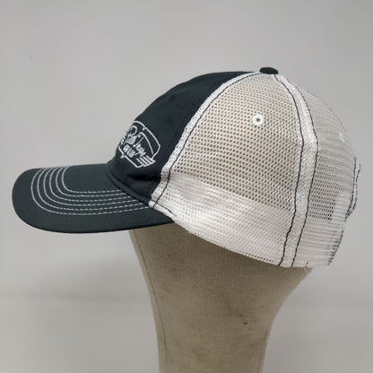 District Men's Rattle Traps Car Club Mesh Back Hat Black White Embroidered Logo