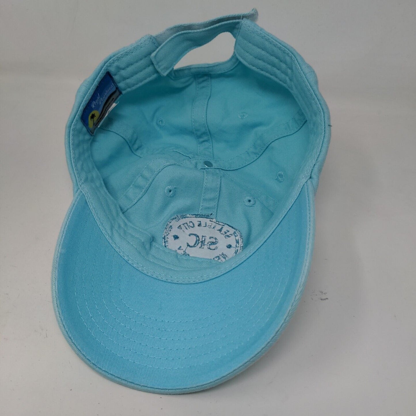 Royal Resortwear Mens Strapback Hat Blue Adjustable Embroidered Sea Isle City NJ