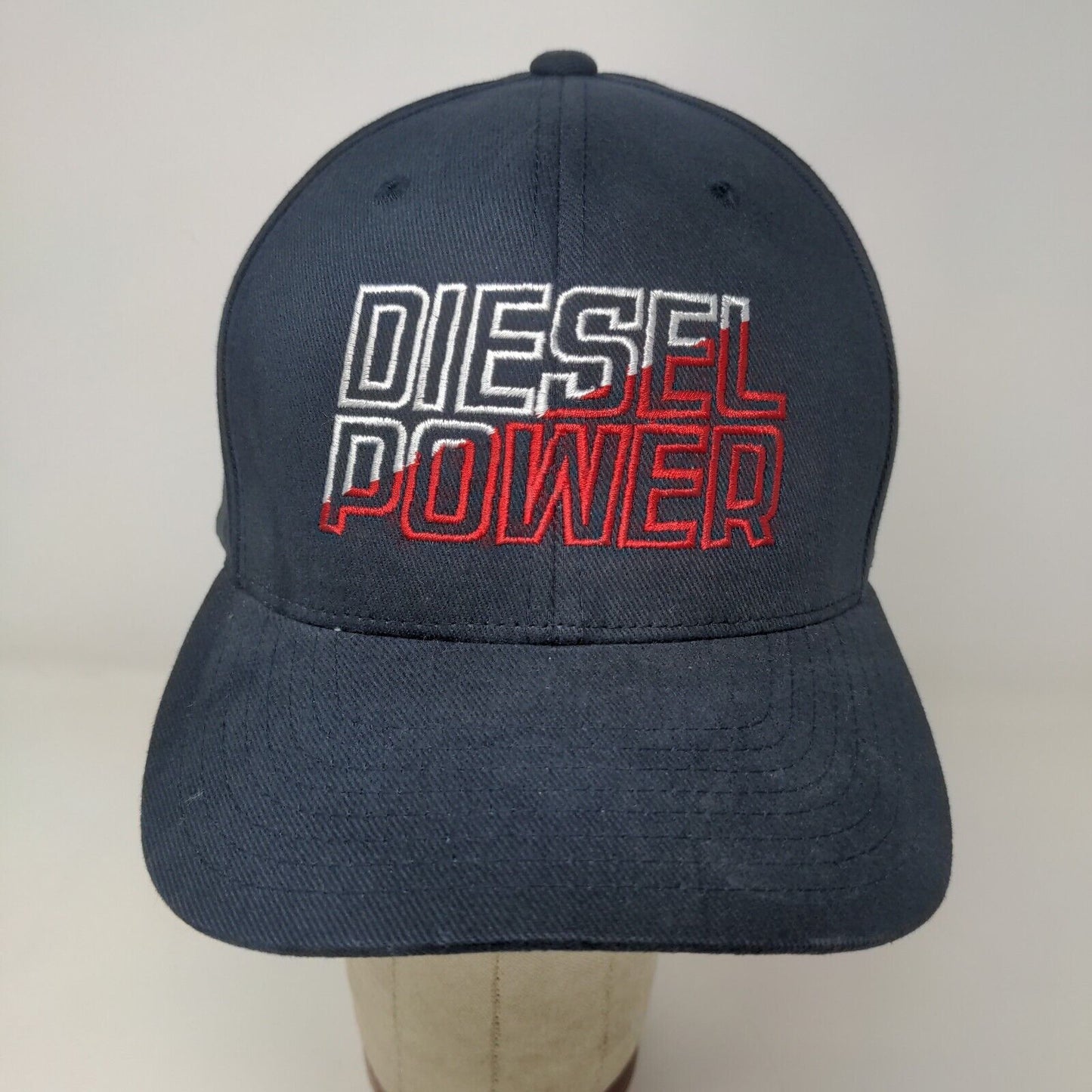 Flexfit Men's Fitted Hat Blue Size L/XL Diesel Power Logo Embroidered