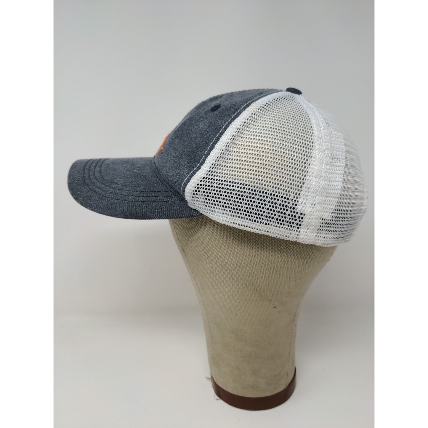 Tommy Bahama Slideback Mesh Back Hat Gray & White Embroidered Logo One Size