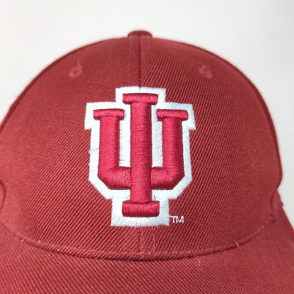 Steve & Barry's IU Indiana Hoosiers Strapback Hat Red 7 1/8 Embroidered Logo