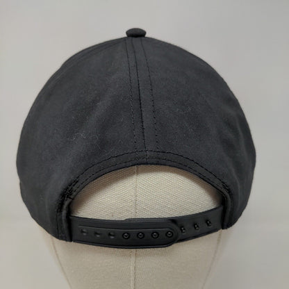 Justice Girl's Snapback Hat Black OSFM Rainbow Bill Graphic Adjustable