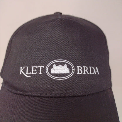 KLET BRDA Black White Strapback Hat Cap Adjustable Graphic Print Logo