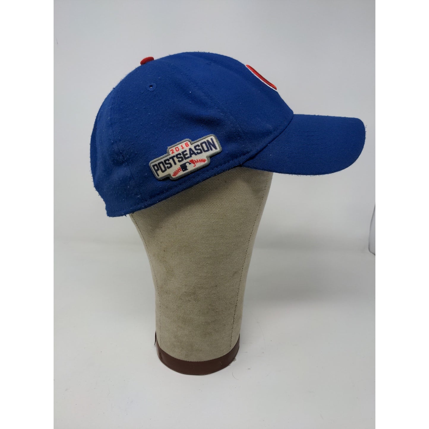 New Era 39Thirty Chicago Cubs MLB Post Season 2016 Fitted Hat Size L/XL Blue