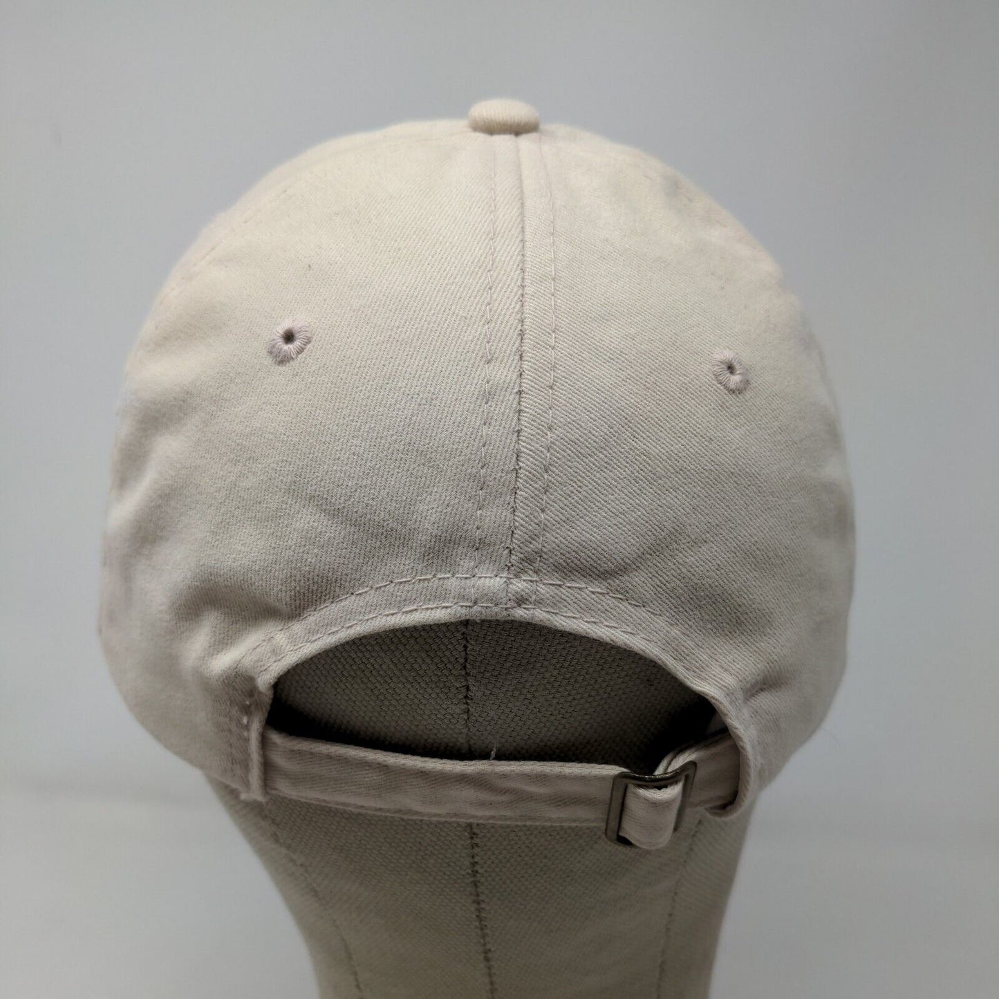 Big X Men's Slideback Hat Tan San Diego California Cap Cotton Embroidered