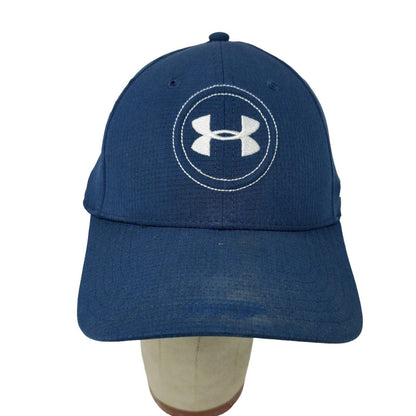 Under Armour Mens Golf Hat Blue Size M/L Embroidered Logo Polyester