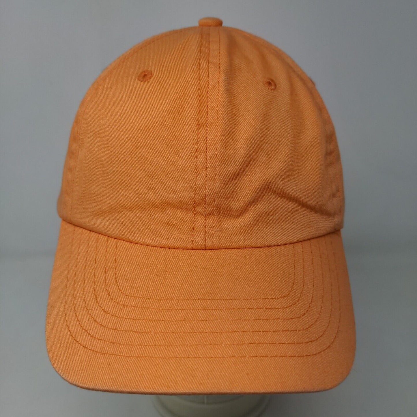 Etkos Men's Slideback Hat Orange Size OSFA Blank 100% Cotton