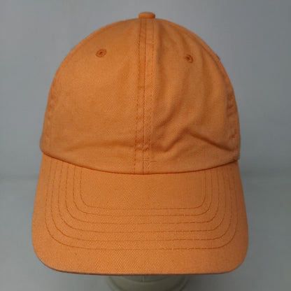 Etkos Men's Slideback Hat Orange Size OSFA Blank 100% Cotton