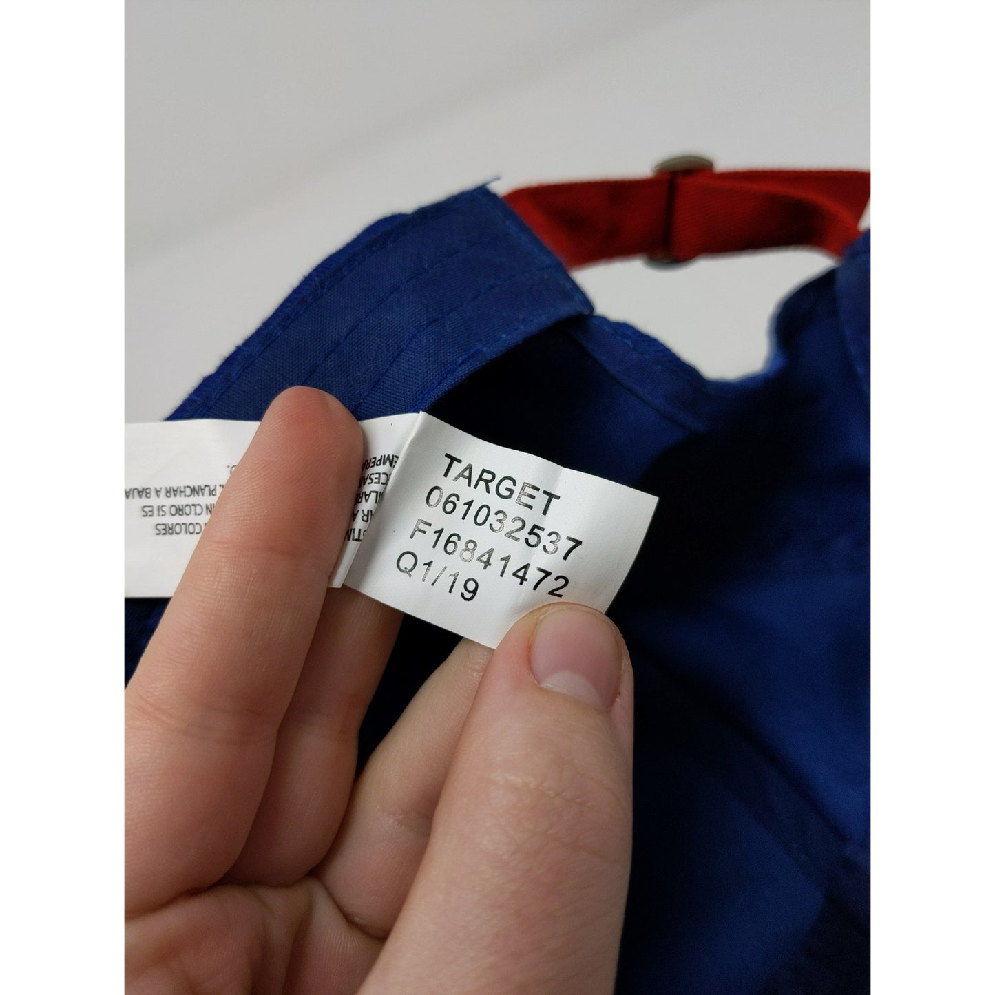 Target Patriotic American Flag Red White & Blue Slideback Hat Embroidered